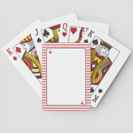 Glückliches Liebes-Plain-Spielkartengästebuch Spielkarten