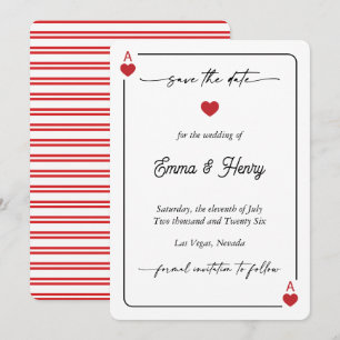 Glückliches Liebespaar Save-the-Date-Einladung Save The Date