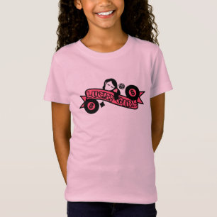 Glückliches Mädchen 8 Ball Fortune T-Shirt
