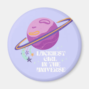 Glückliches Mädchen, glücklichstes Mädchen, Glück, Magnet