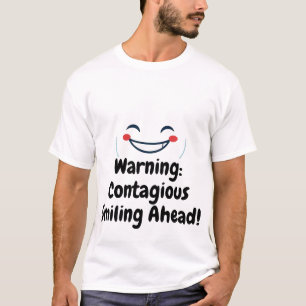 Glückliches minimalistisches Lächeln T-Shirt