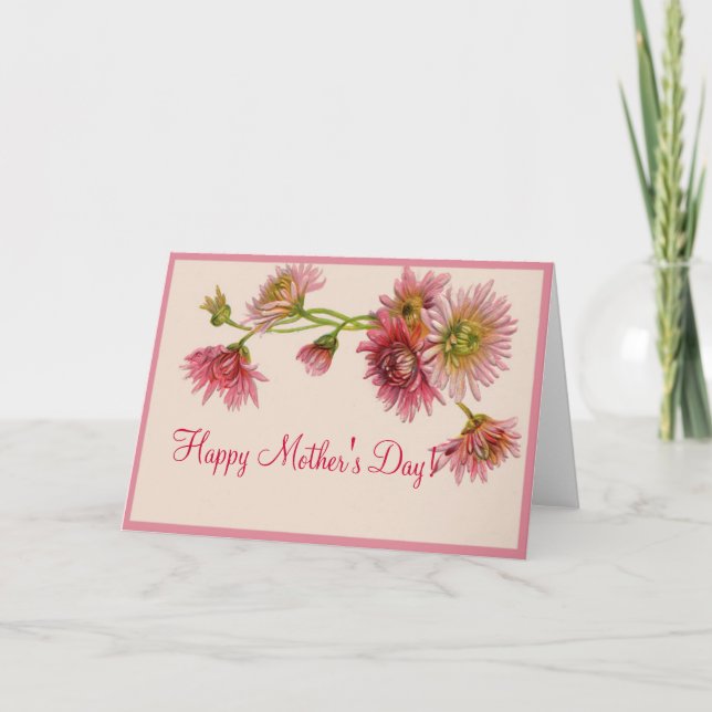 GLÜCKLICHES MUTTERTAG VON SHARON SHARPE KARTE (Vorderseite)