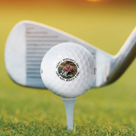 Glückliches Muttertagsgeschenk für Mama Personalis Golfball