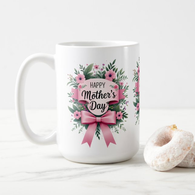 Glückliches Muttertagsgeschenk Kaffeetasse (Mit Donut)