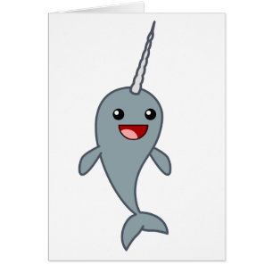 Glückliches Narwhal