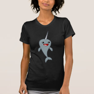 Glückliches Narwhal T-Shirt