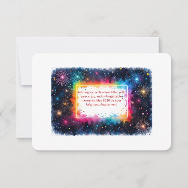 glückliches neues Jahr (Vorderseite)