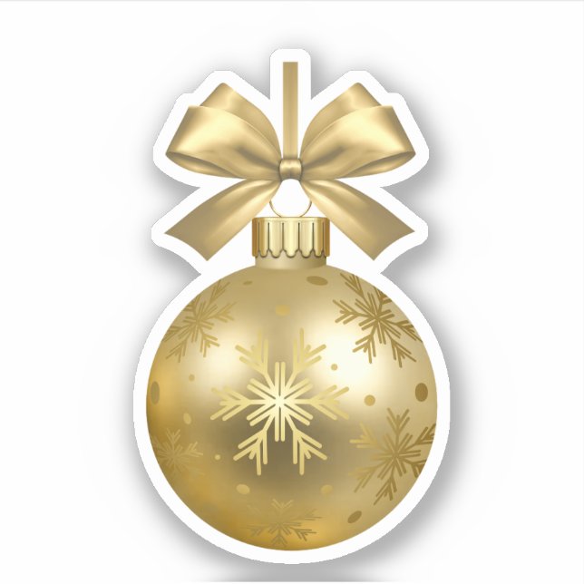 glückliches neues Jahr 2022 Ornament-Aufkleber Aufkleber (Vorderseite)