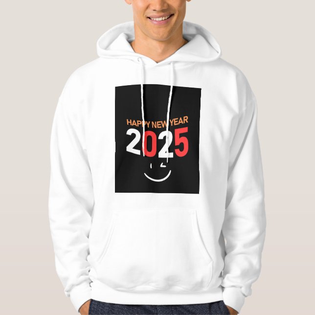 glückliches neues Jahr 2025 Hoodie (Vorderseite)