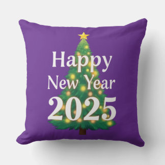 glückliches neues Jahr 2025 Kissen