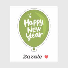 glückliches neues Jahr Aufkleber