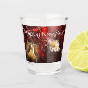 ***GLÜCKLICHES NEUES JAHR FÜR SIE*** SCHNAPSGLAS