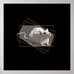 glückliches neues Jahr, stilvoll, schwarz, gold, 2 Poster