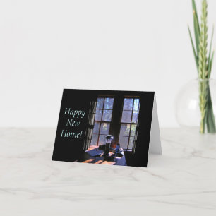 Glückliches neues Zuhause Ankündigung