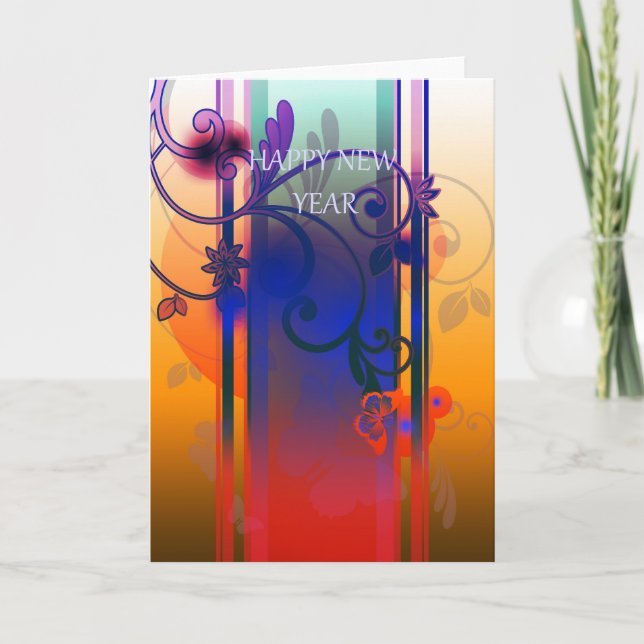 GLÜCKLICHES NEUJAHR 2011 FEIERTAGSKARTE (Vorderseite)