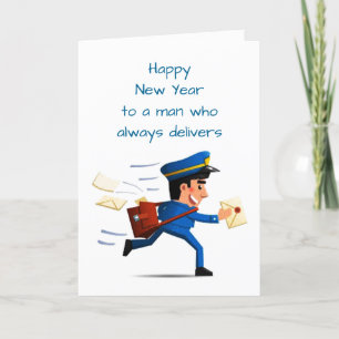 *GLÜCKLICHES NEUJAHR* FÜR EINEN MANN, DER IMMER LI KARTE