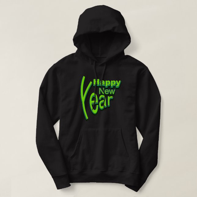GLÜCKLICHES NEUJAHR HOODIE (Design vorne)