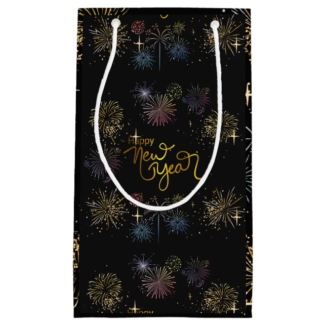 GLÜCKLICHES NEUJAHR KLEINE GESCHENKTÜTE (Vorderseite)