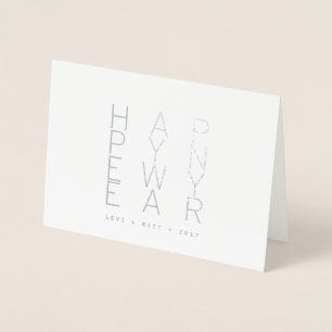GLÜCKLICHES NEUJAHR MINIMAL BOX FOLIENKARTE