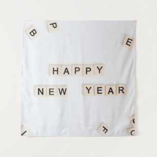 GLÜCKLICHES NEUJAHR WANDTEPPICH