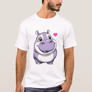 Glückliches Nilpferd T-Shirt