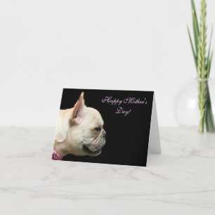 Glückliches notecard französische Bulldogge der Karte