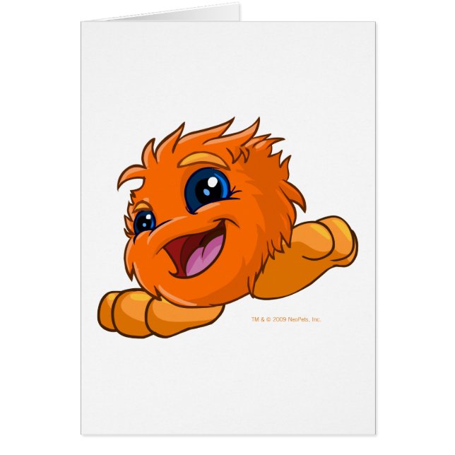 Glückliches orange JubJub (Vorne)