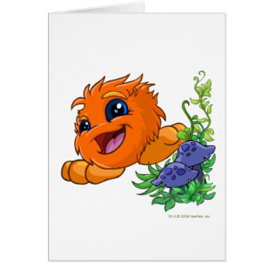 Glückliches orange JubJub in Neopia Zentrale