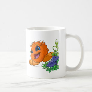 Glückliches orange JubJub in Neopia Zentrale Tasse
