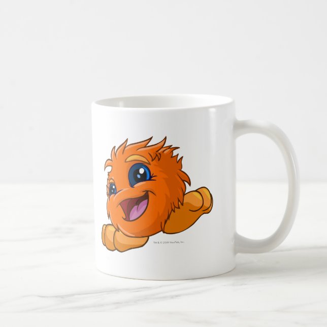 Glückliches orange JubJub Kaffeetasse (Rechts)