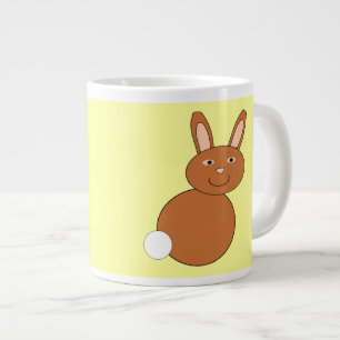 Glückliches Ostern-Hasen-Tasse Jumbo-Tasse
