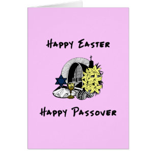 Glückliches Ostern und Passahfest zwischen