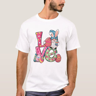 Glückliches Ostert-Shirt Gnom Ostertag Liebe Männe T-Shirt