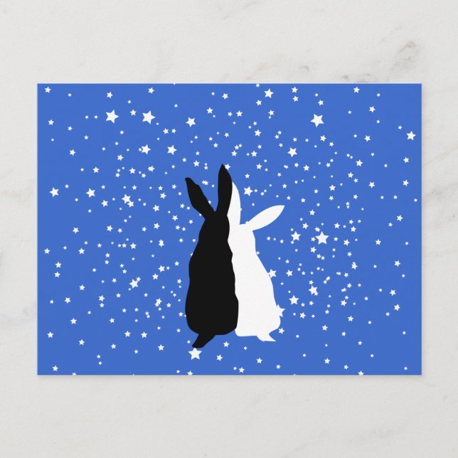 Glückliches Paar Postkarte (Vorderseite)