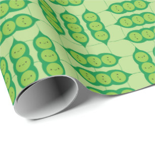 Glückliches Peapods Geschenkpapier