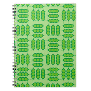 Glückliches Peapods Notizblock