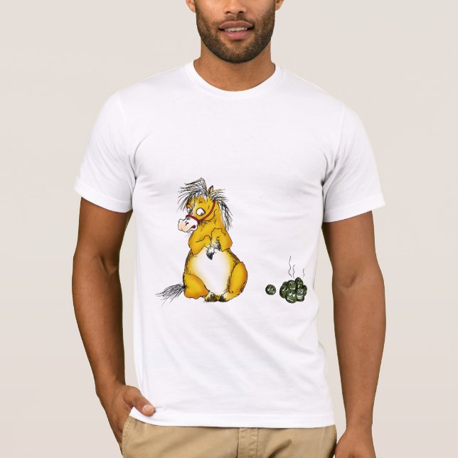 Glückliches Pferd**** und alles das! T-Shirt (Vorderseite)