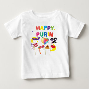 Glückliches Purim Festival scherzt Baby T-shirt