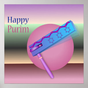 Glückliches Purim Plakat