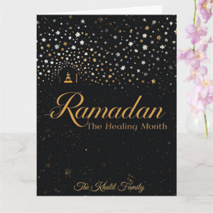 Glückliches Ramadan, gesegnetes Ramadan, großzügig Karte
