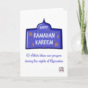 Glückliches Ramadan Kareem Karte