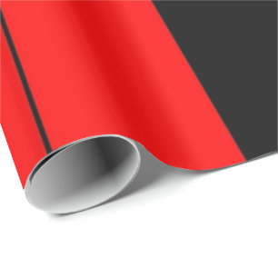 Glückliches rotes schwarzes grünes Streifen-Must Geschenkpapier