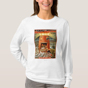 Glückliches Rowdy-Leuchtturm-und Jonas-Spiel T-Shirt