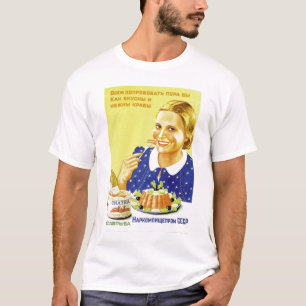 Glückliches russisches Mädchen T-Shirt