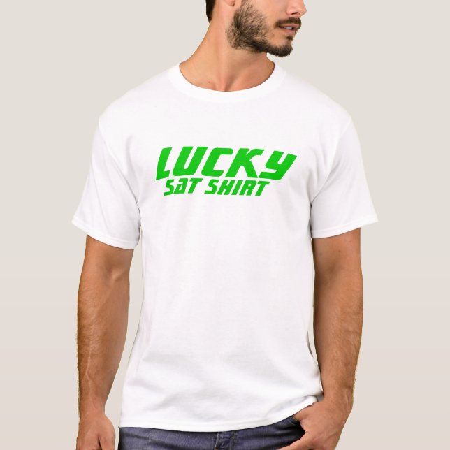Glückliches SAT-Shirt T-Shirt (Vorderseite)