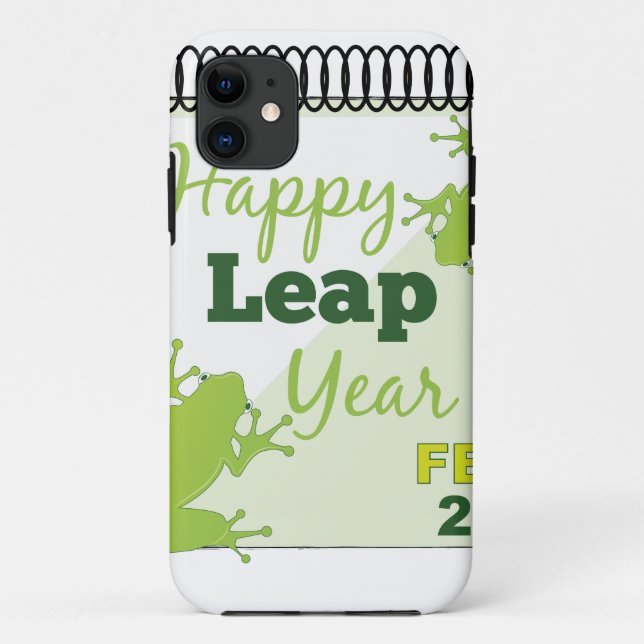 Glückliches Schaltjahr am 29. Februar Case-Mate iPhone Hülle (Rückseite)