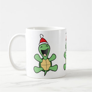 Glückliches Schildkröte-Weihnachten Tasse