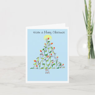 Glückliches Schuhjahr! Feiertagskarte