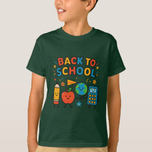 Glückliches Schultreffen – Back to School Vibes T-Shirt
