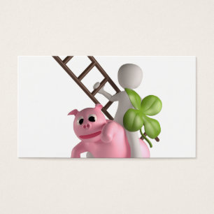 glückliches Schwein